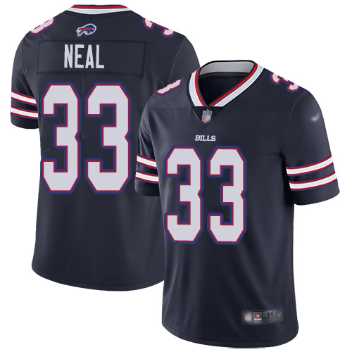 Men Buffalo Bills #33 Siran Neal Limited Navy Blue Inverted Legend NFL Jersey